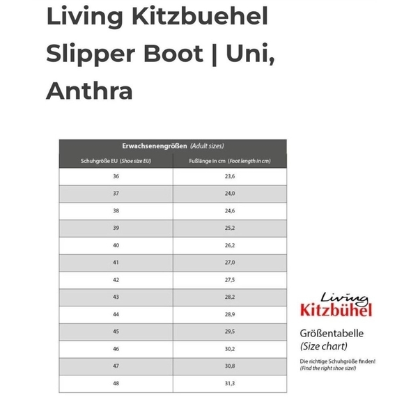 Living Kitzbuehel Slipper Boot | Uni, Anthra Back | House Shoes » Slipper Boots - Picture 12 of 12